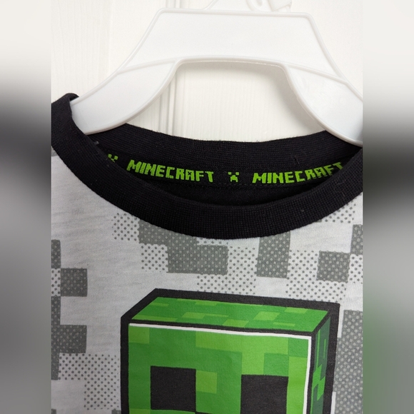 Minecraft Creeper Kids (Size 6) Long Sleeve Shirt - Picture 3 of 3